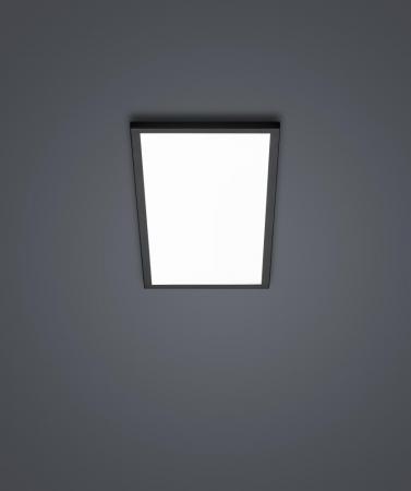 Helestra RACK LED-Deckenleuchte 22 W, 2900 K Warmweiß, 1730 lm, CRI >90, dimmbar, Mattschwarz, CASAMBI Smart